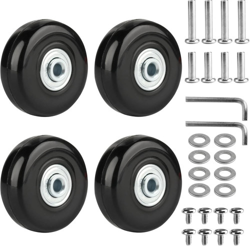 50x18mm luggage wheels set - 50x18mm,
