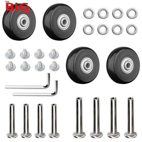 50x18mm luggage wheels set - 50x18mm,