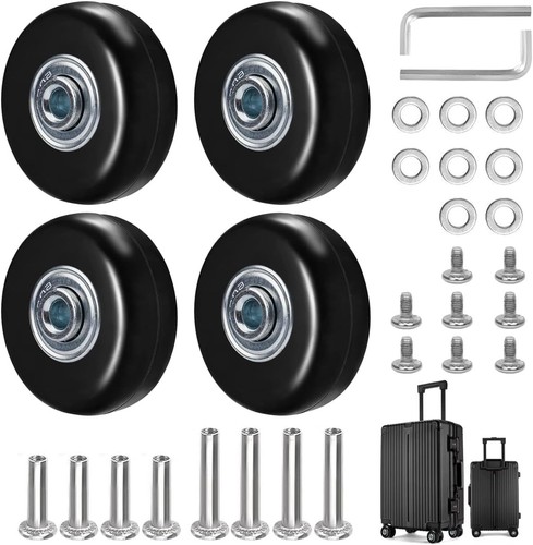 50x18mm luggage wheels set - 50x18mm,