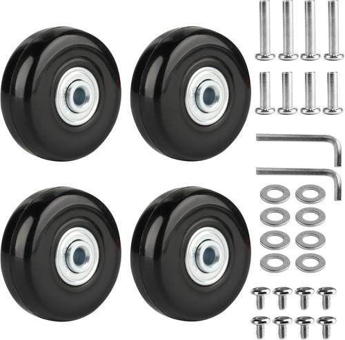 50x18mm luggage wheels - 50x18mm, set