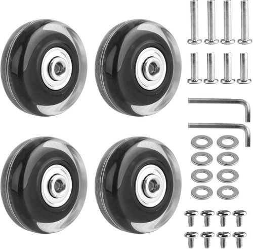 50x18mm luggage wheels set - 50x18mm,