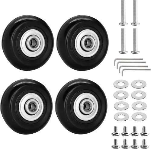 50x18mm luggage wheels set - 50x18mm,