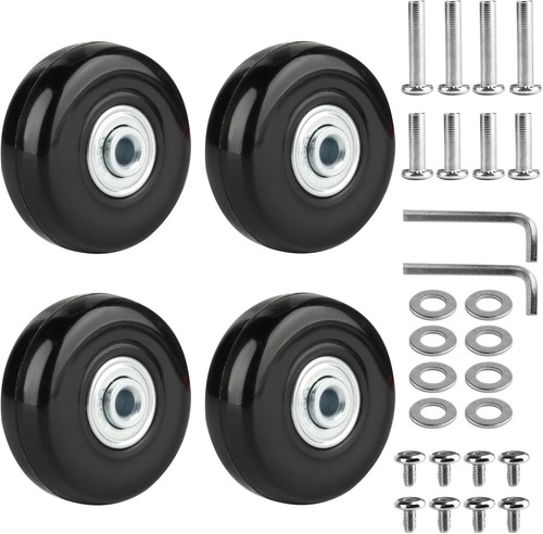 50x18mm luggage wheels set - 50x18mm,